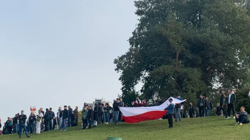 Марш освобождения политзаключённых и сломавшийся водомёт