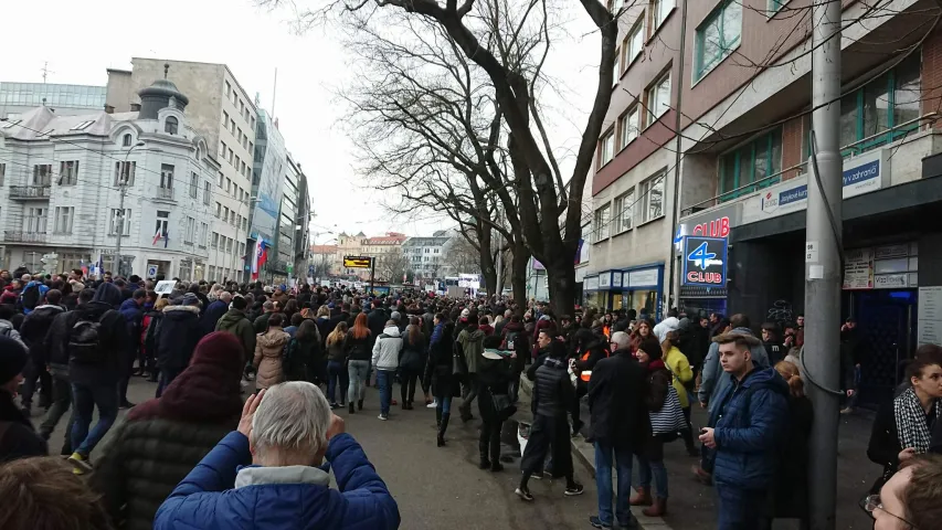 В Словакии проходят крупнейшие гражданские протесты. Что это?