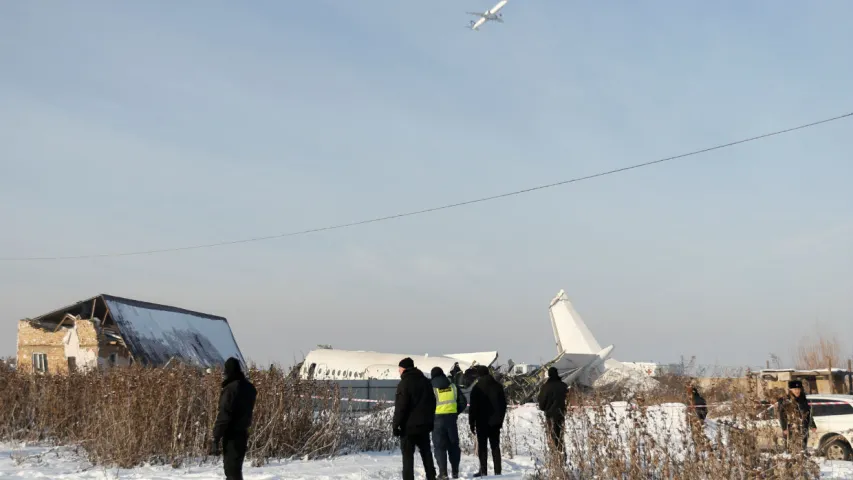 У Казахстане разбіўся пасажырскі самалёт