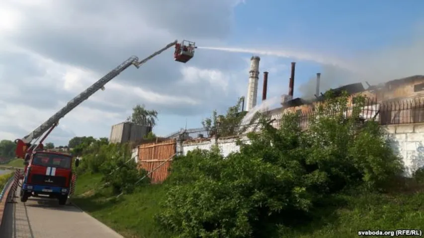 У Гродне гарэў былы палац Сапегаў, помнік архітэктуры XIX стагоддзя