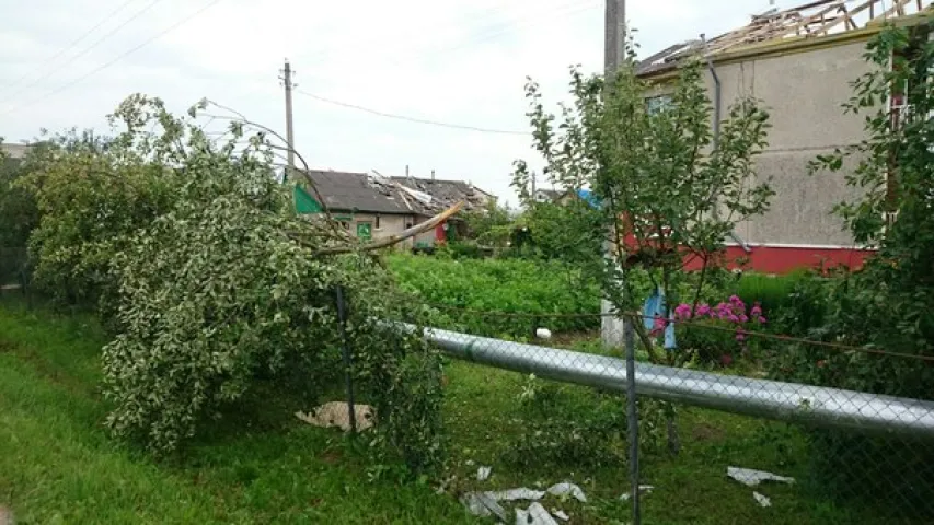 Новыя здымкі з Шаркаўшчыны, якая пацярпела ад стыхіі