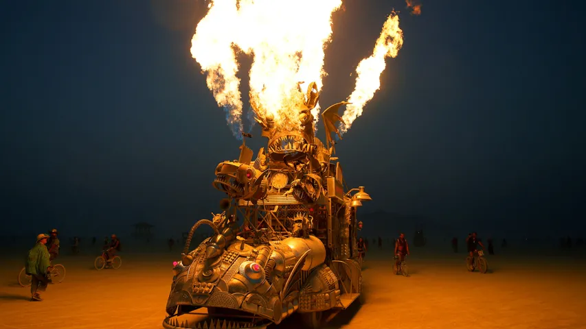 Белоруска стала одной из самых модных на Burning Man 2017