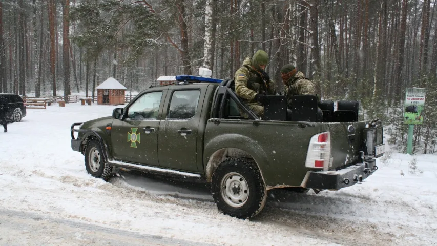 Каля мяжы з Беларуссю адбыліся антытэрарыстычныя вучэнні ўкраінцаў