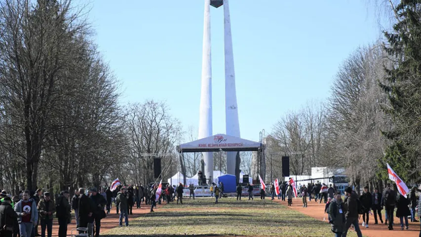 У Гродне пачаўся канцэрт, прысвечаны Дню Волі