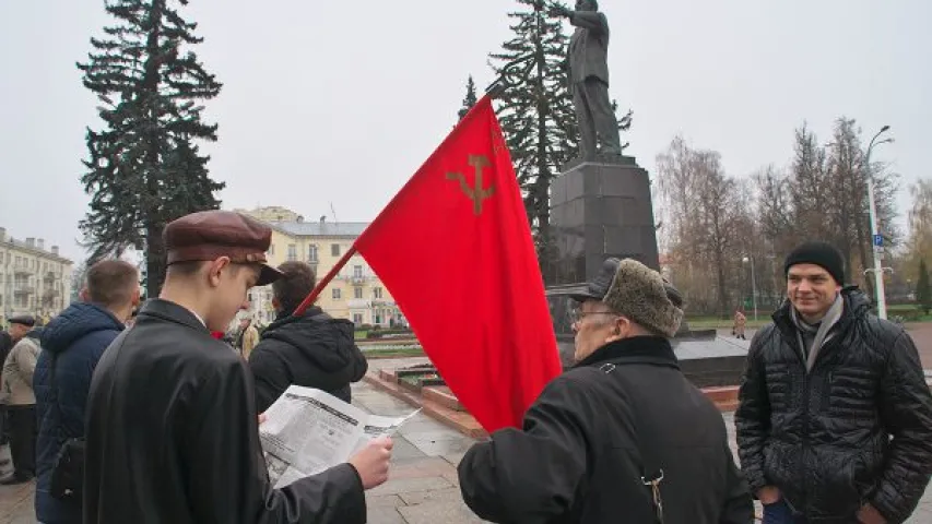 Віцебскі камуніст перажыў сардэчны прыступ каля помніка Леніну