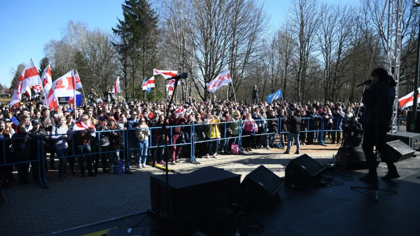 У Гродне пачаўся канцэрт, прысвечаны Дню Волі