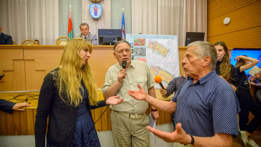 Улады прэзентавалі праект па мінскім мікрараёне Асмалоўка. Фотарэпартаж