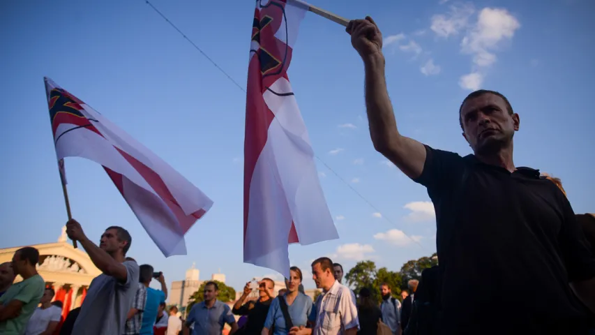 Як апазіцыя патрабавала новыя выбары. Фотарэпартаж 