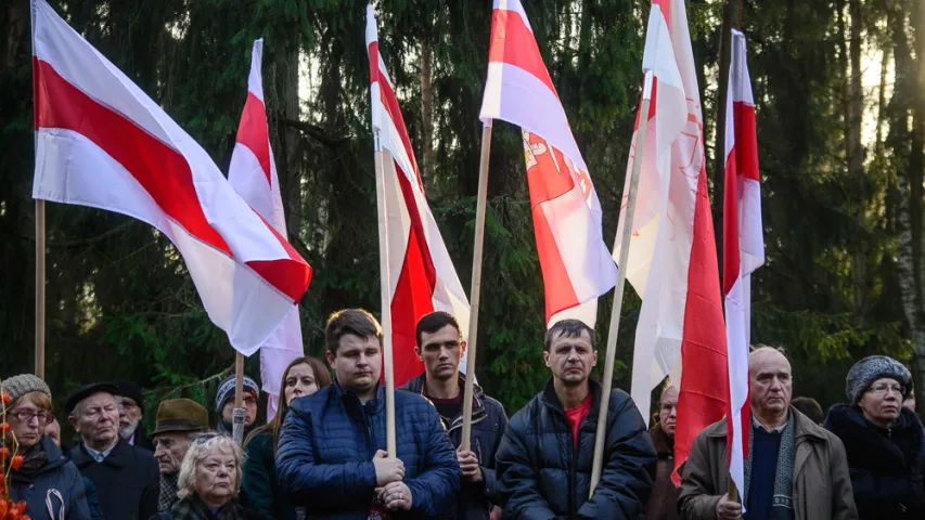 У Мінску прайшло шэсце ў Курапаты, прымеркаванае да Дзядоў (фота)