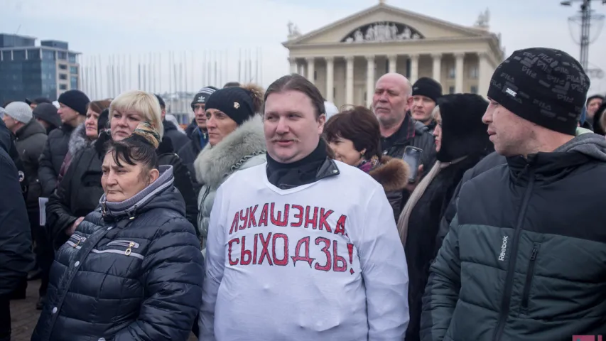 У Мінску прайшла акцыя прадпрымальнікаў — фотарэпартаж