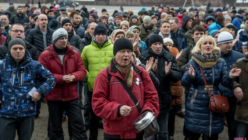 У Мінску прайшла акцыя прадпрымальнікаў — фотарэпартаж