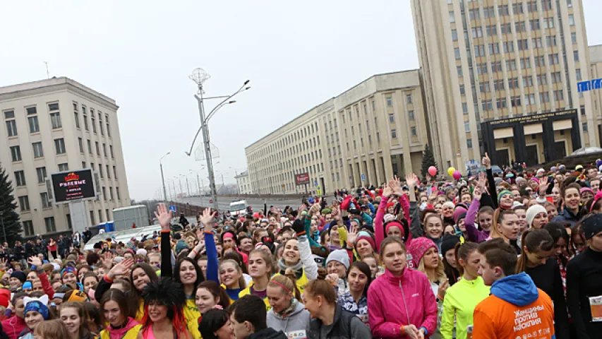 На забег Beauty Run у Мінску выйшлі Чаркашына, Хіжанкова, Касянкова