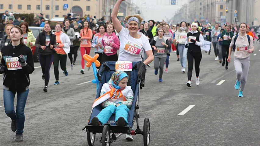 На забег Beauty Run у Мінску выйшлі Чаркашына, Хіжанкова, Касянкова